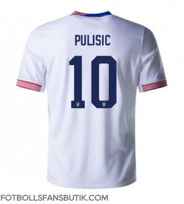 Förenta Staterna Christian Pulisic #10 Replika Hemmatröja Copa America 2024 Kortärmad